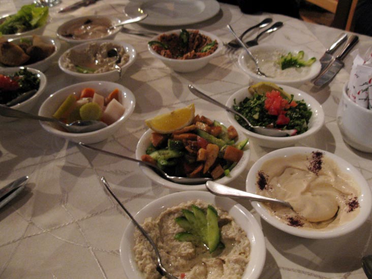 Mezze, Sun City Restaurant, Wadi Musa, Jordan