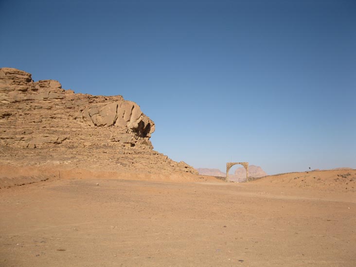Leaving Parking Area, Jabal Rum Camp, Wadi Rum, Jordan