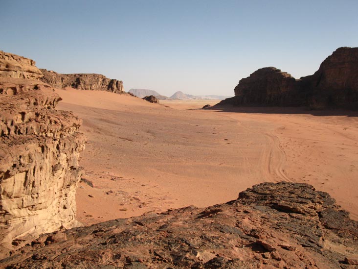 View From Bluff Near Mushroom Rock, Wadi Rum, Jordan