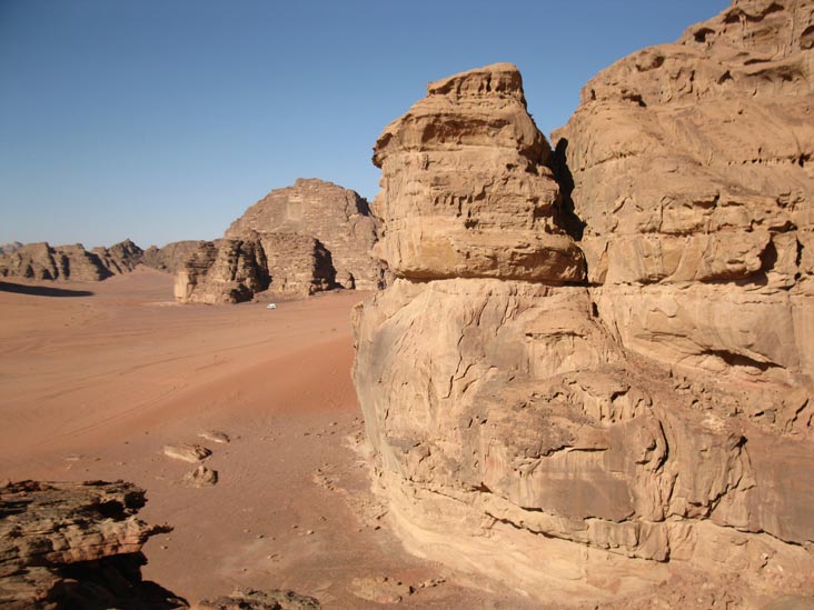 View From Bluff Near Mushroom Rock, Wadi Rum, Jordan