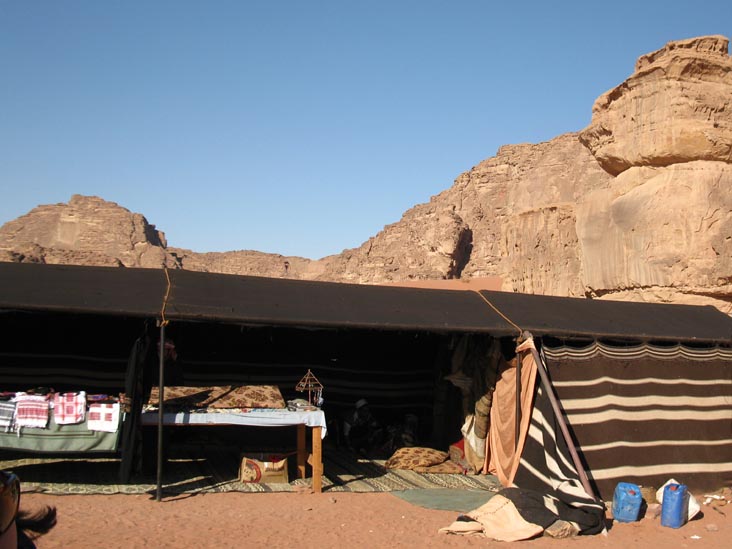 Bedouin Crafts Tent, Mushroom Rock, Wadi Rum, Jordan