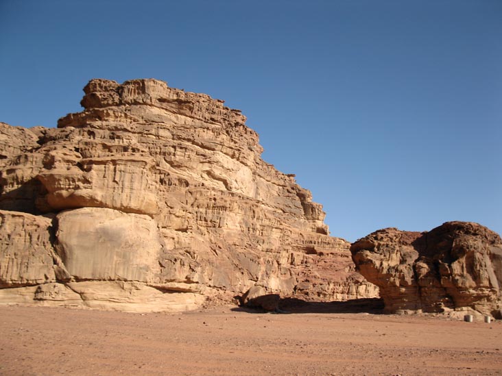 Bluffs Near Mushroom Rock, Wadi Rum, Jordan