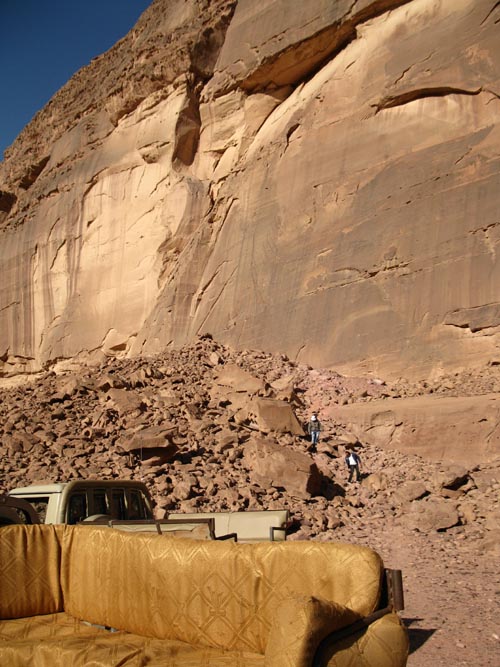 Trail Up To Camel Petroglyph, Wadi Rum, Jordan