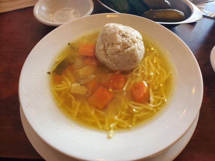 Matzo Ball Soup, Lido Kosher Deli, Long Beach, New York, December 12, 2021