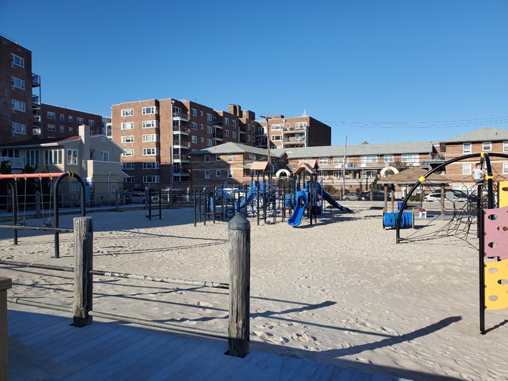 Pacific Playground, Shore Road and Pacific Boulevard, Long Beach, New York, December 12, 2021