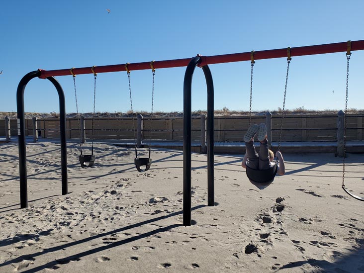 Pacific Playground, Shore Road and Pacific Boulevard, Long Beach, New York, December 12, 2021