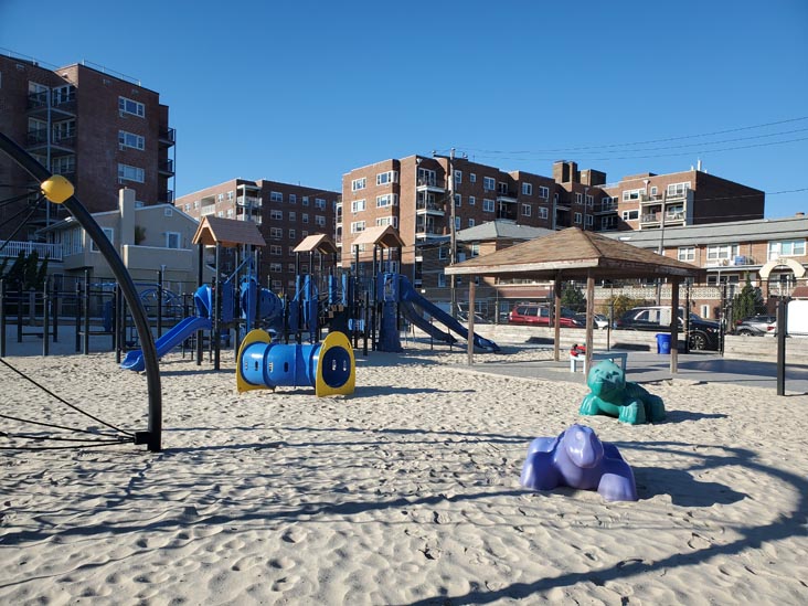 Pacific Playground, Shore Road and Pacific Boulevard, Long Beach, New York, December 12, 2021
