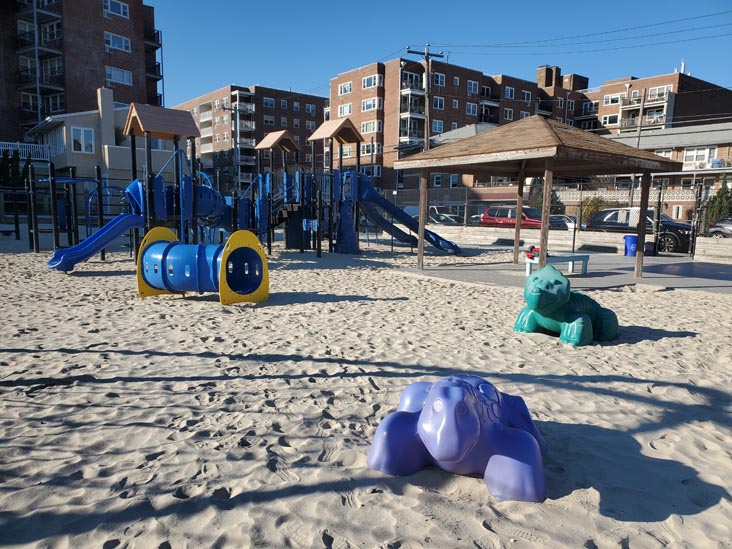 Pacific Playground, Shore Road and Pacific Boulevard, Long Beach, New York, December 12, 2021