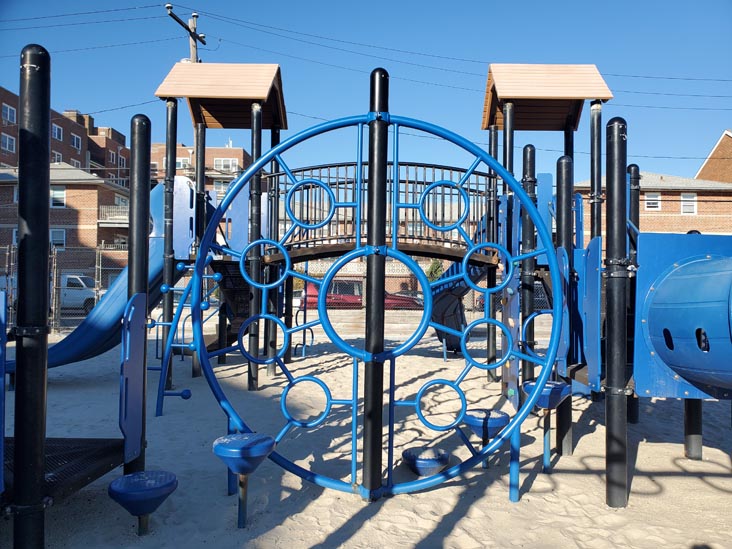 Pacific Playground, Shore Road and Pacific Boulevard, Long Beach, New York, December 12, 2021