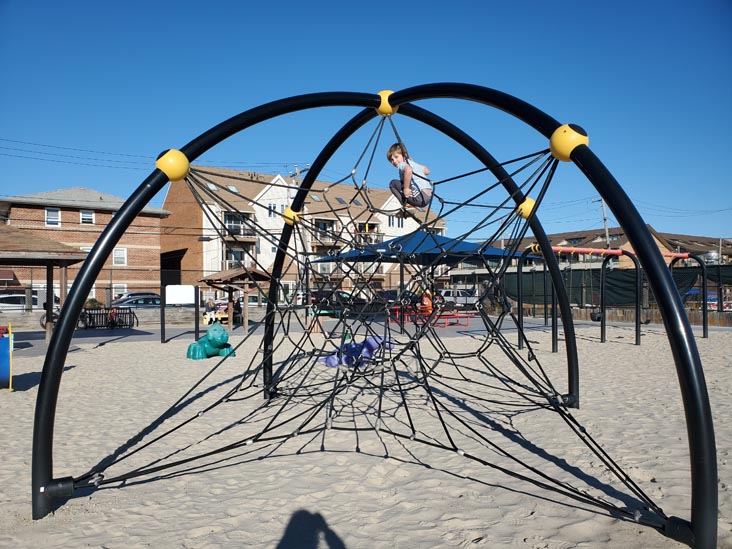 Pacific Playground, Shore Road and Pacific Boulevard, Long Beach, New York, December 12, 2021
