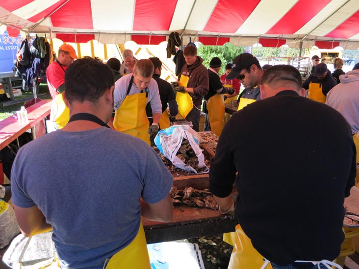 Oyster Booth, Oyster Festival, Oyster Bay, New York, October 13, 2012