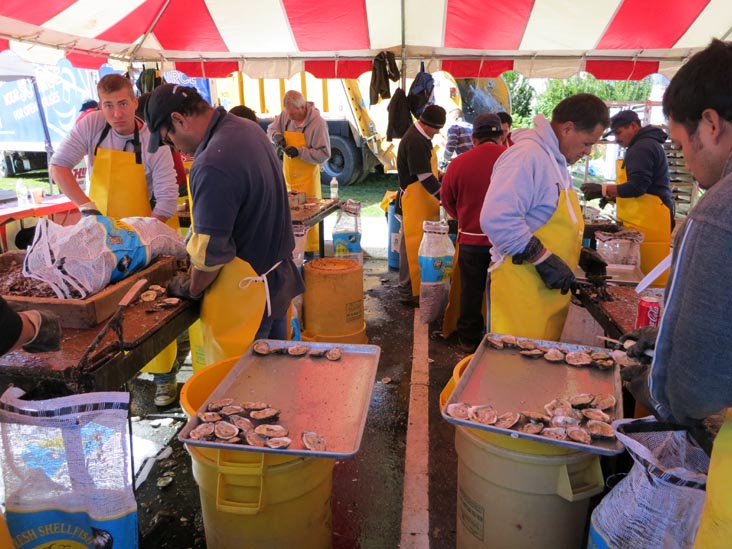 Oyster Booth, Oyster Festival, Oyster Bay, New York, October 13, 2012