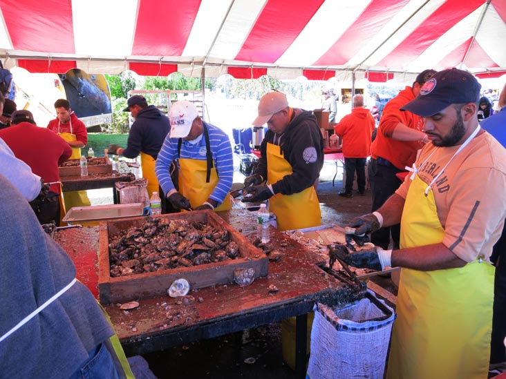 Oyster Booth, Oyster Festival, Oyster Bay, New York, October 13, 2012