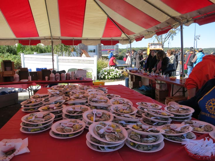 Oyster Booth, Oyster Festival, Oyster Bay, New York, October 13, 2012