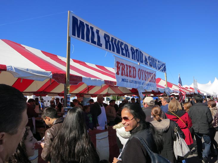 Mill River Rod & Gun Club Fried Oyster Booth, Oyster Festival, Oyster Bay, New York, October 13, 2012