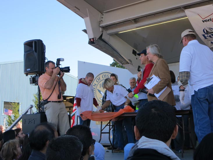Oyster Shucking Contest, West End Stage, Oyster Festival, Oyster Bay, New York, October 13, 2012