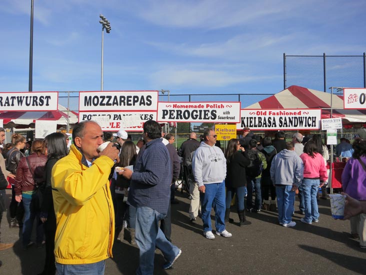 Food Court and Sponsors' Tables, Oyster Festival, Oyster Bay, New York, October 13, 2012