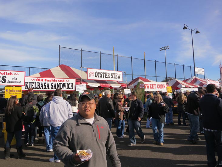 Food Court and Sponsors' Tables, Oyster Festival, Oyster Bay, New York, October 13, 2012