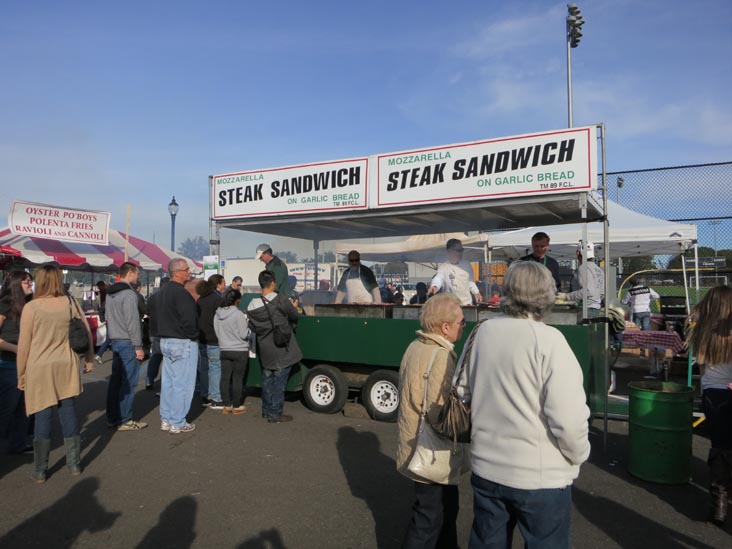 Food Court and Sponsors' Tables, Oyster Festival, Oyster Bay, New York, October 13, 2012
