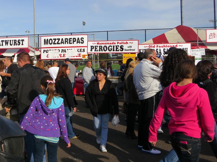 Food Court and Sponsors' Tables, Oyster Festival, Oyster Bay, New York, October 13, 2012