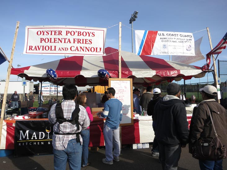 Food Court and Sponsors' Tables, Oyster Festival, Oyster Bay, New York, October 13, 2012