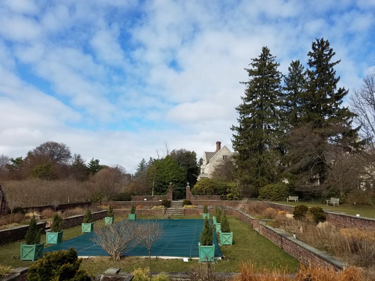 Blue Pool Garden, Planting Fields Arboretum State Historic Park, Oyster Bay, New York, February 25, 2017