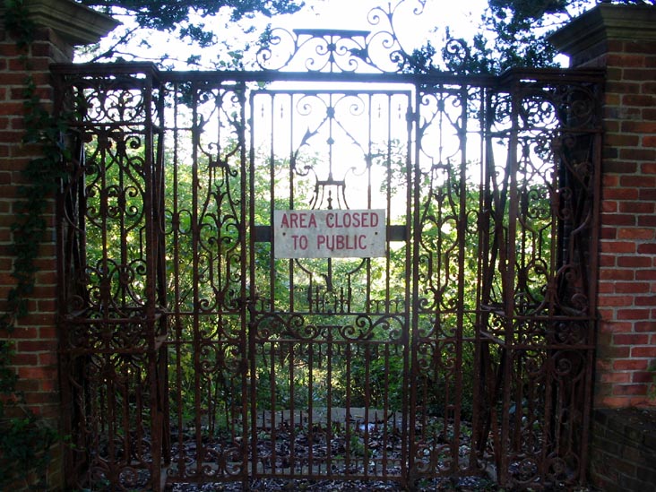 Gate To Sunken Garden From Long Garden, Marshall Field Main House, Caumsett State Historic Park, Lloyd Neck, Long Island, New York