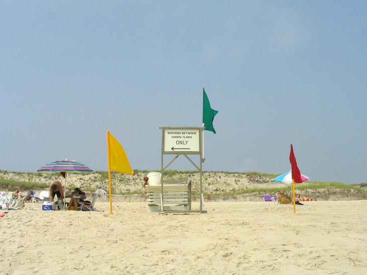 Bathing Flags, Field 4, Robert Moses State Park, Suffolk County, Long Island, New York