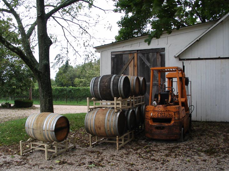 Jamesport Vineyards, Main Road Route 25, Jamesport, New York, October 8, 2005