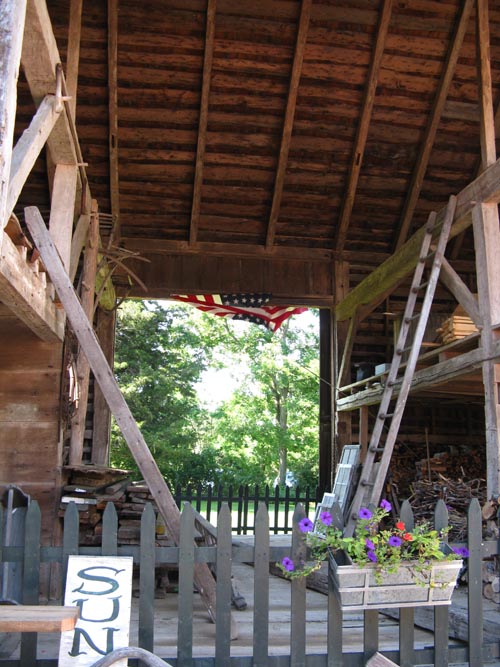 Barn, Croteaux Vineyards, 1450 South Harbor Road, Southold, New York, July 4, 2009