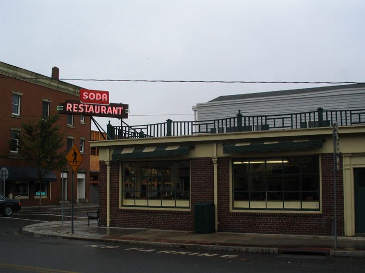 Coronet Luncheonette, 2 Front Street at Main Street, Greenport, New York