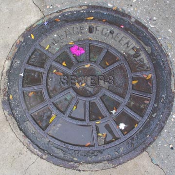 Manhole Cover, Greenport, New York