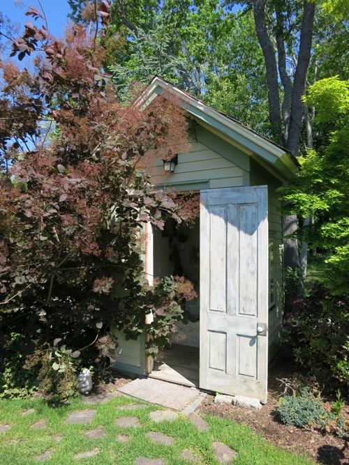 Outhouse, Jedediah Hawkins Inn, 400 South Jamesport Avenue, Jamesport, New York, May 29, 2015