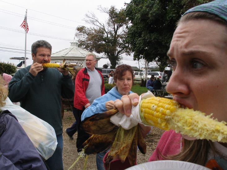 Grilled Corn, Harbes Family Farm, Mattituck, New York, October 9, 2005
