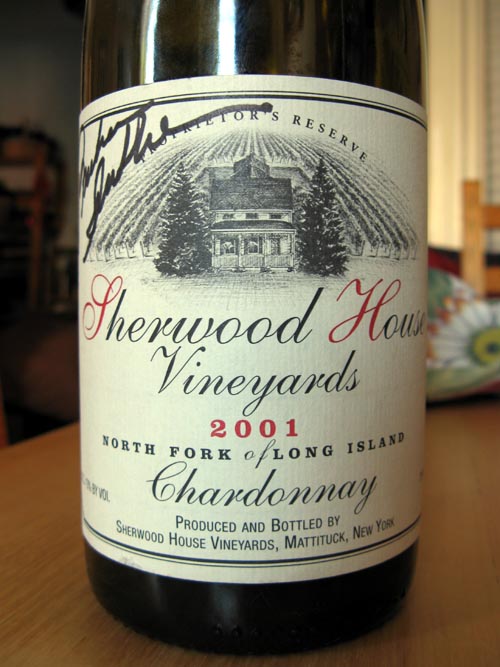 Sherwood House Vineyards 2001 Chardonnay