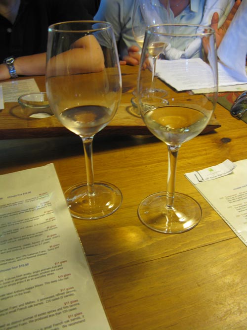 Tasting, Shinn Estate Vineyards, 2000 Oregon Road, Mattituck, New York, July 4, 2009