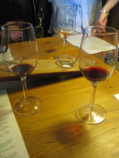 Tasting, Shinn Estate Vineyards, 2000 Oregon Road, Mattituck, New York, July 4, 2009