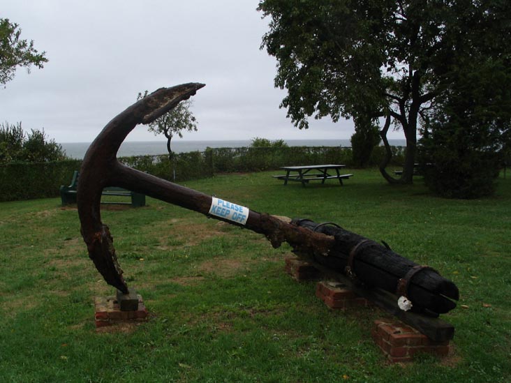 Commodore's Anchor, Horton Point Lighthouse, Southold, New York, October 9, 2005