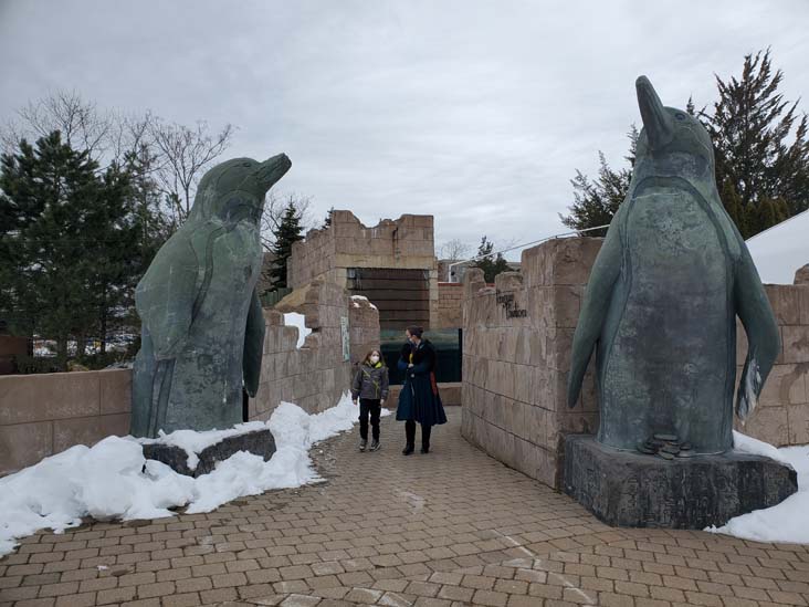 Penguin Pavilion, Long Island Aquarium, Riverhead, New York, February 13, 2021