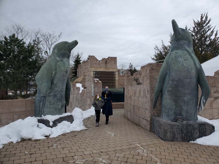 Penguin Pavilion, Long Island Aquarium, Riverhead, New York, February 13, 2021