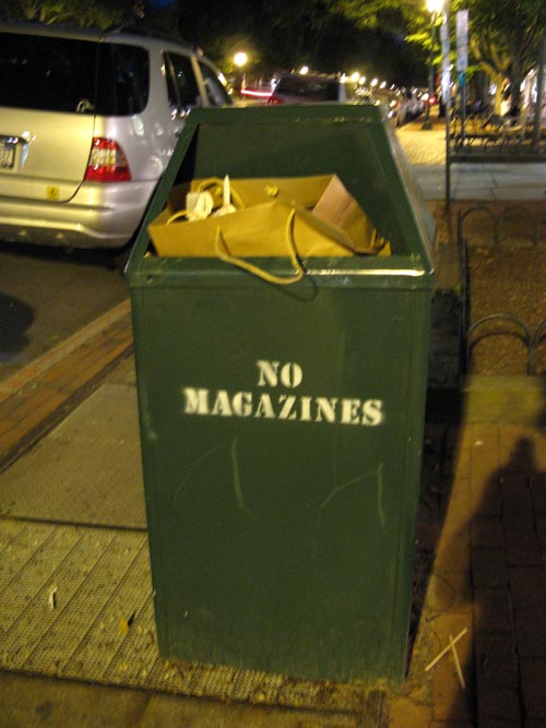 Trash Can, Main Street, East Hampton, New York