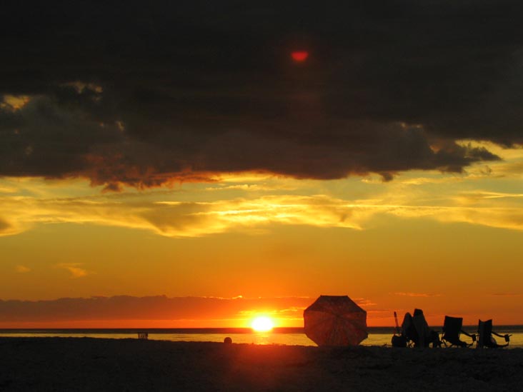 Sunset, Beach, Wildwood State Park, Wading River, Long Island, New York, July 21, 2007, 8:17 p.m.