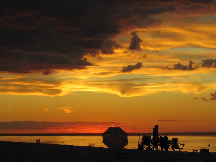 Sunset, Beach, Wildwood State Park, Wading River, Long Island, New York, July 21, 2007, 8:22 p.m.