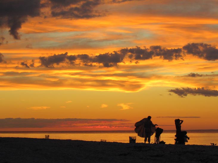 Sunset, Beach, Wildwood State Park, Wading River, Long Island, New York, July 21, 2007, 8:28 p.m.