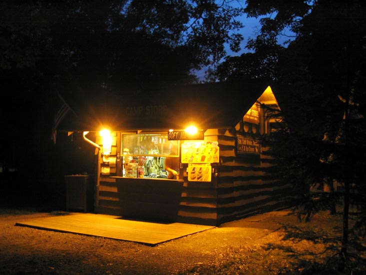 Camp Store, Campground, Wildwood State Park, Wading River, Long Island, New York