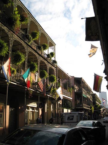 Royal Street at St. Philip Street, French Quarter, New Orleans, Louisiana, November 10, 2010
