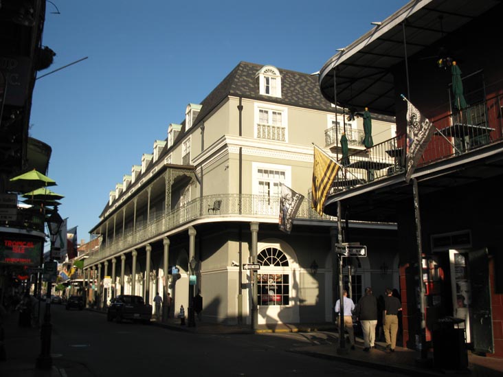 Bourbon Street at Orleans Street, French Quarter, New Orleans, Louisiana