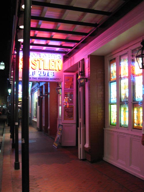 Bourbon Street Between Bienville Street and Iberville Street, French Quarter, New Orleans, Louisiana