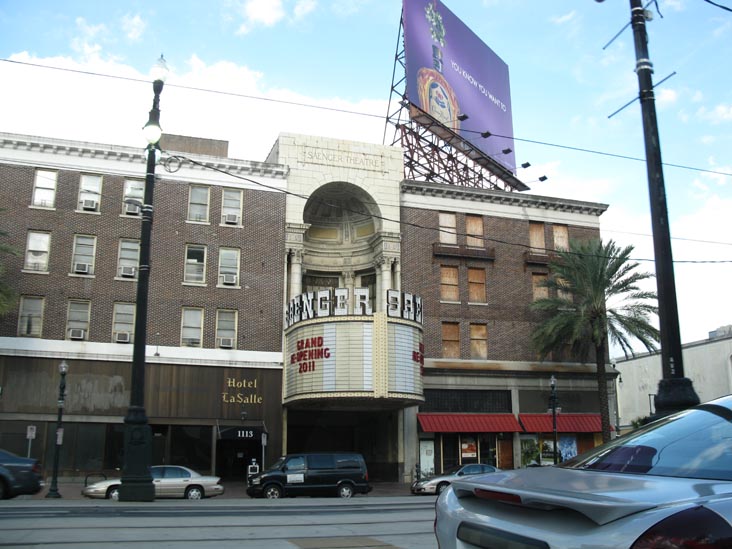 The Saenger Theatre, North Side of Canal Street at Rampart Street, New Orleans, Louisiana