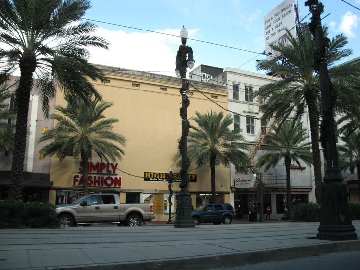 North Side of Canal Street Between Rampart Street and Burgundy Street, New Orleans, Louisiana